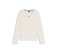 BOSS T-shirt del pigiama in cotone elasticizzato con logo stampato - Style CI_LS-Shirt, 50510326 Colore neutro XXXL