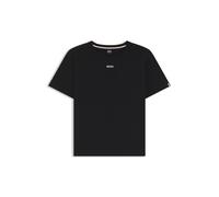 BOSS T-shirt del pigiama in cotone elasticizzato con logo stampato - Style CI_T-Shirt, 50510322 Nero M