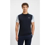 BOSS T-shirt del pigiama in misto cotone con pannelli a contrasto - Style Balance T-Shirt RN, 50545931 Blu scuro L