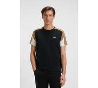BOSS T-shirt del pigiama in misto cotone con pannelli a contrasto - Style Balance T-Shirt RN, 50545931 Nero L