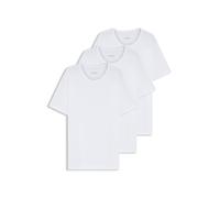 BOSS T-shirt in cotone con logo ricamato in confezione da tre - Style TShirt RN 3P Classic, 50475284 Bianco L