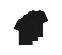 BOSS T-shirt in cotone con logo ricamato in confezione da tre - Style TShirt RN 3P Classic, 50475284 Nero XL