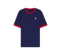 BOSS T-shirt in cotone elasticizzato con bandiera del paese e logo - Style TS_BB BC Lux Tee, 50562134 Francia M