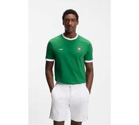 BOSS T-shirt in cotone elasticizzato con bandiera del paese e logo - Style TS_BB BC Lux Tee, 50562134 Messico XXL