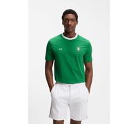 BOSS T-shirt in cotone elasticizzato con bandiera del paese e logo - Style TS_BB BC Lux Tee, 50562134 Messico L
