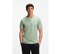 BOSS T-shirt in cotone elasticizzato con dettagli a righe e logo - Style Taul, 50521245 Calce M