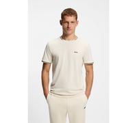 BOSS T-shirt in cotone elasticizzato con dettagli a righe e logo - Style Taul, 50521245 Colore neutro XXL