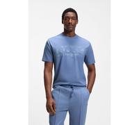 Boss Globe Logopattern 10278673 Short Sleeve T-shirt Blu 2XL Uomo