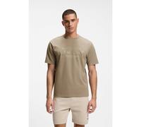 Boss Globe Logopattern 10278673 Short Sleeve T-shirt Marrone M Uomo