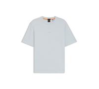 BOSS T-shirt in cotone elasticizzato con logo a contrasto - Style TChup, 50473278 Grigio chiaro XXL