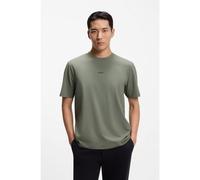 BOSS T-shirt in cotone elasticizzato con logo a contrasto - Style TChup, 50473278 Grigio XL