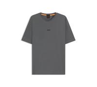 BOSS T-shirt in cotone elasticizzato con logo a contrasto - Style TChup, 50473278 Grigio XS