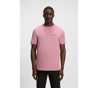 BOSS T-shirt in cotone elasticizzato con logo a contrasto - Style Tee, 50506373 Rosa chiaro L