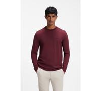 BOSS T-shirt in cotone elasticizzato con logo a contrasto - Style Tee Long, 50506365 Rosso scuro S