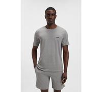 BOSS T-shirt in cotone elasticizzato con logo ricamato - Style Mix&Match T-Shirt R, 50515391 Grigio L
