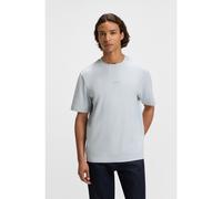 BOSS T-shirt in cotone elasticizzato con logo stampato - Style TChup, 50473278 Grigio chiaro XL