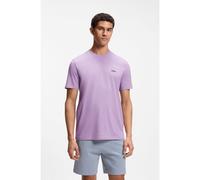 BOSS T-shirt in cotone elasticizzato con logo - Style Tee, 50506373 Luce viola 5XL