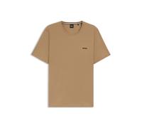 BOSS T-shirt in cotone elasticizzato con logo ricamato - Style Mix&Match T-Shirt R, 50515312 Beige M