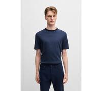 BOSS T-shirt in cotone mercerizzato con micromotivo - Style H-Thompson 432, 50534030 Blu scuro L
