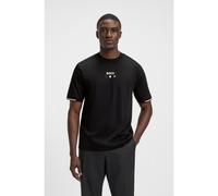 BOSS T-shirt in cotone Pima con grafica con palle da tennis - Style TEE BOSS OPEN 25, 50545292 Nero XXL