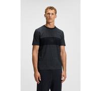 BOSS T-shirt in cotone Pima con stampa a quadri - Style Tee Check GL, 50543806 Blu scuro XXL