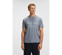 BOSS T-shirt in cotone Pima con stampa a quadri - Style Tee Check GL, 50543806 Grigio XXL