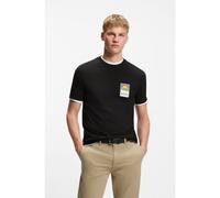 Boss Plain 10276582 Short Sleeve T-shirt Nero XL Uomo