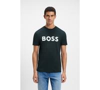 BOSS T-shirt in jersey di cotone con logo stampato in gomma - Style Thinking 1, 50481923 Blu scuro XXXL
