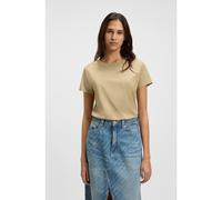 BOSS T-shirt slim fit in jersey di cotone con logo tono su tono - Style C_Esogo_1, 50506973 Beige M