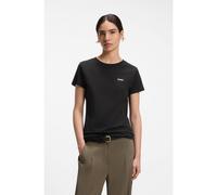 BOSS T-shirt in jersey di cotone con logo - Style C_Esogo_1, 50506973 Nero XS