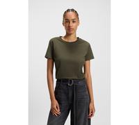 BOSS T-shirt in jersey di cotone con logo - Style C_Esogo_1, 50506973 Verde scuro XL