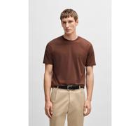 BOSS T-shirt in jersey di cotone con logo - Style Thompson 01, 50468347 Marrone scuro XXL