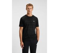 BOSS T-shirt in jersey di cotone con stampa mélange - Style TS_Pattern GOC, 50551617 Nero XXL