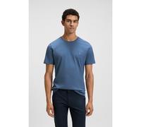 BOSS T-shirt in jersey di cotone con toppa con logo - Style Tales, 50508584 Blu S