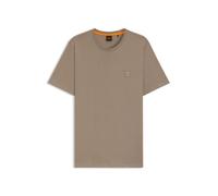 BOSS T-shirt in jersey di cotone con toppa con logo - Style Tales, 50508584 Marrone chiaro XXL