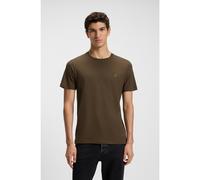 BOSS T-shirt in jersey di cotone con toppa con logo - Style Tales, 50508584 Marrone scuro XXL