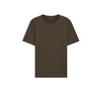 BOSS T-shirt in misto cotone con lavorazione jacquard a bolle - Style Tiburt 240, 50452680 Marrone scuro L