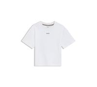 BOSS T-shirt oversize in cotone per bambini con grafica del logo sul retro - Style J52987/10P14A, J52987 Bianco 114