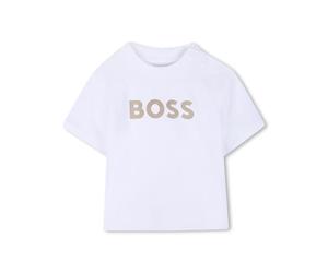 BOSS T-Shirt+Pantaloncini Baby Boys, Grigio, grigio, 3 mesi