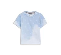 BOSS T-shirt per bambini con monogrammi Double B e stampa con nuvole - Style J52277/88703A, J52277 Celeste 74