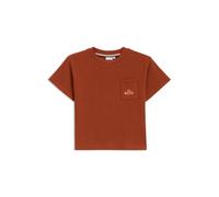 BOSS T-shirt per bambini dalla vestibilità comoda in cotone con grafica ricamata - Style J52029/32604A, J52029 Arancione scuro 102