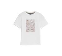 BOSS T-shirt per bambini in cotone con grafica con monogramma - Style J52036/10P10A, J52036 Bianco 114
