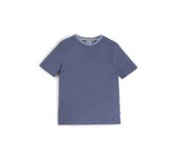 BOSS T-shirt per bambini in cotone con monogramma stampato all-over - Style J51213/04910A, J51213 Blu 114