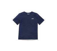 BOSS T-shirt per bambini regular fit in cotone con logo stampato - Style J25P23/09B12A, J25P23 Blu scuro 126
