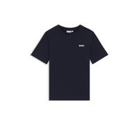 BOSS T-shirt per bambini regular fit in cotone con logo stampato - Style J25P23/09B12A, J25P23 Blu scuro 150