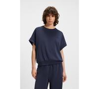 BOSS T-shirt regular fit con logo scritto a mano - Style C_Enari, 50543499 Blu scuro XL