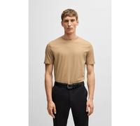 BOSS T-shirt regular fit in jersey di cotone con colletto a coste - Style Thompson 02, 50468972 Beige L