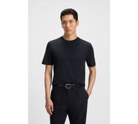 BOSS T-shirt regular fit in jersey di cotone con colletto a coste - Style Thompson 02, 50468972 Blu scuro L