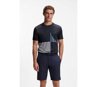 BOSS T-shirt regular fit - Style Tee Striped C1, 50576647 Blu scuro L
