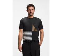 BOSS T-shirt regular fit - Style Tee Striped C1, 50576647 Nero XL